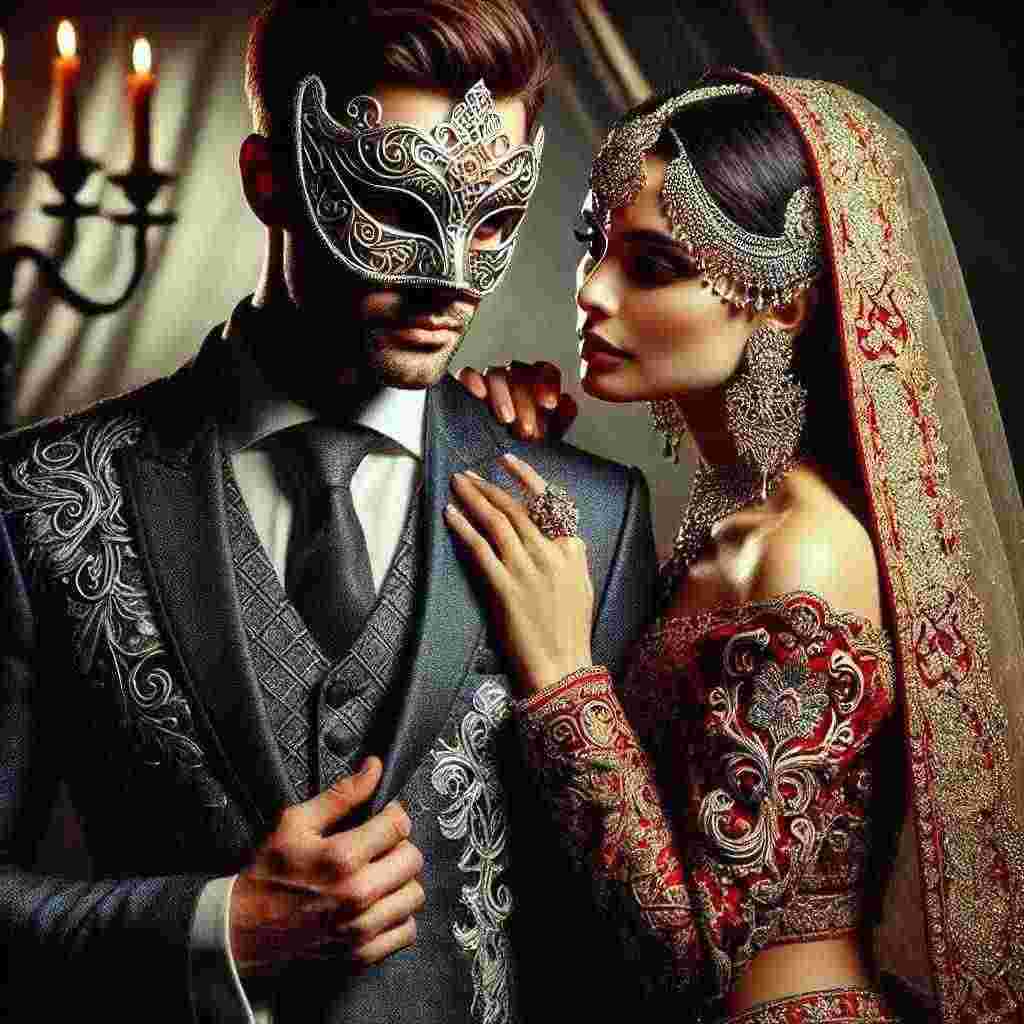 Blind Love Behind the Mask
