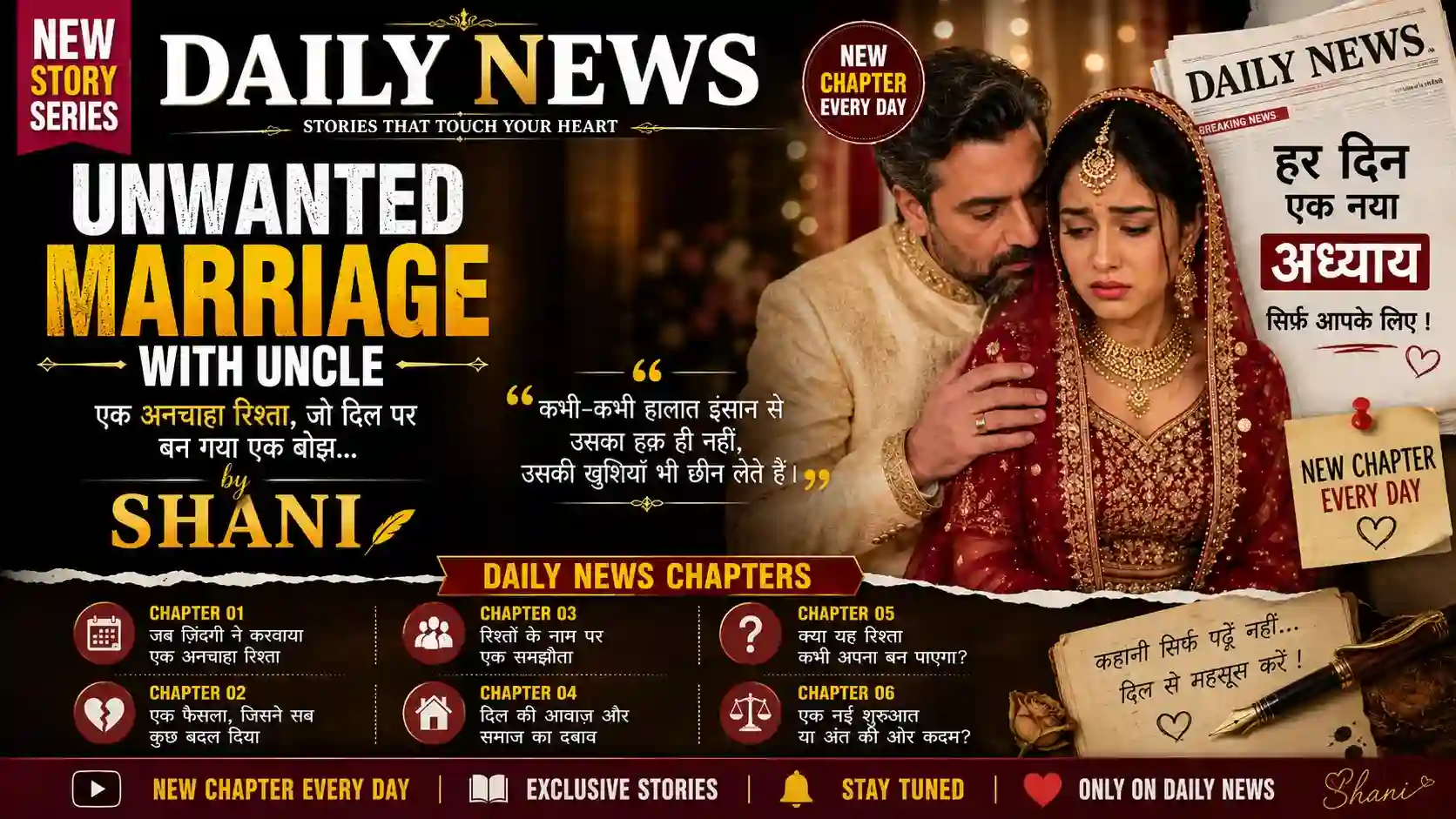 Unwanted Marriage With Uncle अनवांटेड मैरिज विद अंकल author- Shani